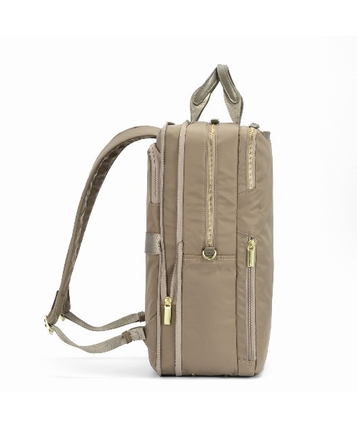 ace.(エース)の「【ace. GENE/エースジーン】 フィッテム ビジネスリュック 17L(20L) レディースビジネス A4(バックパック/リュック・レディース・ブラック/ベージュ/チャコール/ネイビー・FREE)」の14枚目の写真
