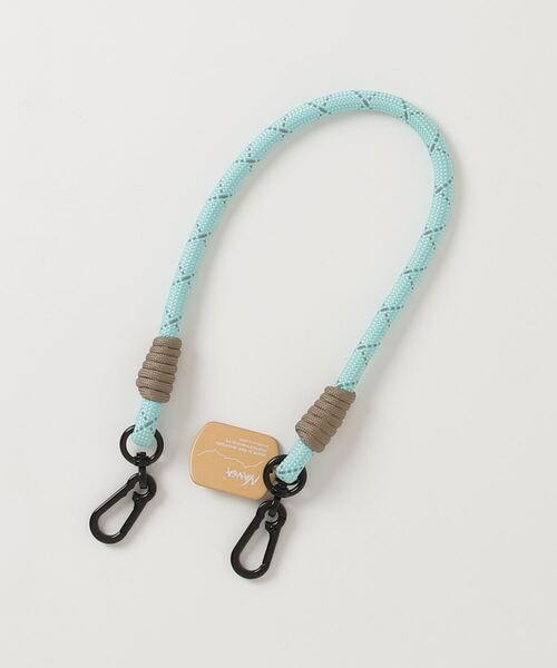 NANGA（ナンガ）の「CANYON ROPE MID STRAP / キャニオンロープ ミッドストラップ（財布・メンズ・ブラック/ターコイズブルー/モカ・FREE）」の3枚目の写真