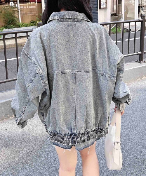 INGNI（イング）の「BIGデニムジップジャケット（デニムジャケット・レディース・ブルー系1/ブルー系その他/ブラック系その他3・M）」の14枚目の写真