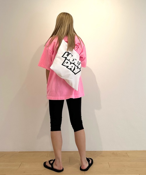 HOLIDAY（ホリデイ）の「FAST DRY JERSEY CROPPED LEGGINGS ファストドライジャージクロップドレギンス（レギンス/スパッツ・レディース・ブラック/ピンク/オレンジ・0/1）」の20枚目の写真