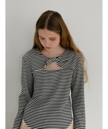 Katrin TOKYO | 2way cut out border tops(Tシャツ/カットソー)