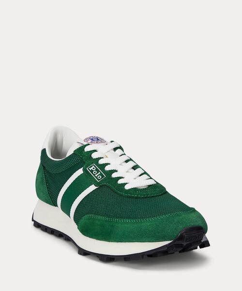 【Ralph Lauren】スエード×メッシュのPRL Trail 100スニーカー PRL Trail 100 スエード & メッシュ スニーカー | ラルフ