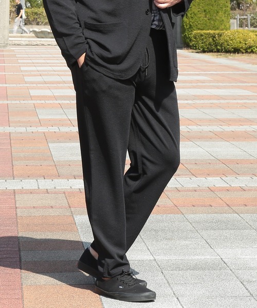 B&T CLUB（ビーティークラブ）の「B＆T CLUB (ビーアンドティークラブ) 快ラクWEAR DRY リップル ウエストゴム パンツ（その他パンツ・メンズ・ブラック/ネイビー/ブラウン・X1(3L～4L)/X2(4L～5L)/X4(8L～9L)/X5(9L～10L)/X3(6L～7L)）」の2枚目の写真