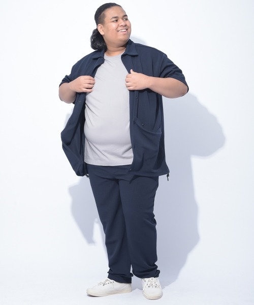 B&T CLUB（ビーティークラブ）の「B＆T CLUB (ビーアンドティークラブ) 快ラクWEAR DRY リップル ウエストゴム パンツ（その他パンツ・メンズ・ブラック/ネイビー/ブラウン・X1(3L～4L)/X2(4L～5L)/X4(8L～9L)/X5(9L～10L)/X3(6L～7L)）」の6枚目の写真