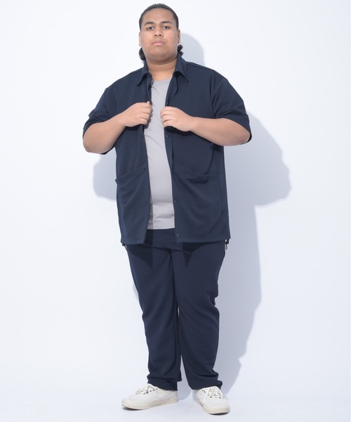 B&T CLUB（ビーティークラブ）の「B＆T CLUB (ビーアンドティークラブ) 快ラクWEAR DRY リップル ウエストゴム パンツ（その他パンツ・メンズ・ブラック/ネイビー/ブラウン・X1(3L～4L)/X2(4L～5L)/X4(8L～9L)/X5(9L～10L)/X3(6L～7L)）」の8枚目の写真
