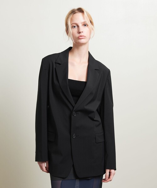 ATTISESSION＞タフタ ジャケットコート（その他アウター  