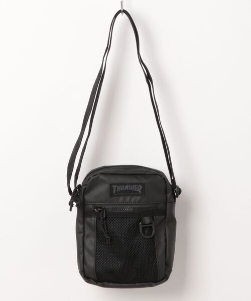 THRASHER（スラッシャー）の「THRASHER/スラッシャー ショルダーバック Mini Shoulder Bag 軽量 THR-327（ショルダーバッグ・メンズ・ブラック×ホワイト/ブラック×ブラック・FREE）」の13枚目の写真