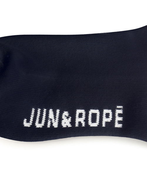 JUN&ROPE'(ジュンアンドロペ)の「ライン使いミディ丈ソックス(ソックス/靴下・レディース・ネイビー/ピンク/グレー・FREE)」の9枚目の写真