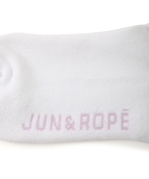 JUN&ROPE'(ジュンアンドロペ)の「ライン使いミディ丈ソックス(ソックス/靴下・レディース・ネイビー/ピンク/グレー・FREE)」の11枚目の写真