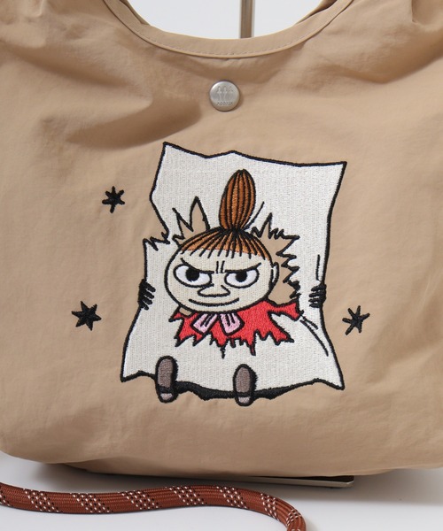 MOOMIN(ムーミン)の「MOOMIN 刺繍デザインナイロン2WAYハンドバッグ(ハンドバッグ・レディース・ネイビー/ブルー系その他/ベージュ/ホワイト系その他/レッド/グレー系その他/カーキ系・FREE)」の12枚目の写真