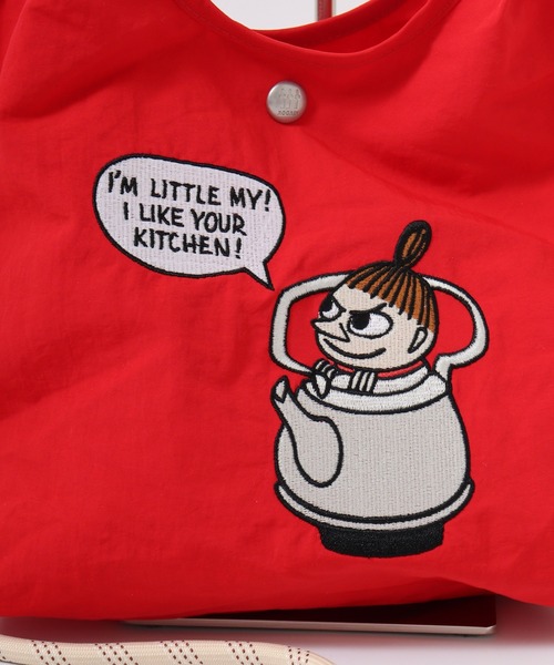 MOOMIN(ムーミン)の「MOOMIN 刺繍デザインナイロン2WAYハンドバッグ(ハンドバッグ・レディース・ネイビー/ブルー系その他/ベージュ/ホワイト系その他/レッド/グレー系その他/カーキ系・FREE)」の21枚目の写真