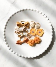 frangipani（フランジュパニ）の「リボンモチーフミニヘアロープセット（KIDS）（ヘアゴム）」