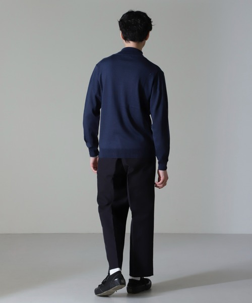 NANO universe（ナノユニバース）の「コットンダブルクロステーパークロップドパンツ（その他パンツ・メンズ・ベージュ/ネイビー・L/S/M）」の13枚目の写真