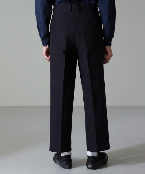 NANO universe（ナノユニバース）の「コットンダブルクロステーパークロップドパンツ（その他パンツ・メンズ・ベージュ/ネイビー・L/S/M）」の17枚目の写真