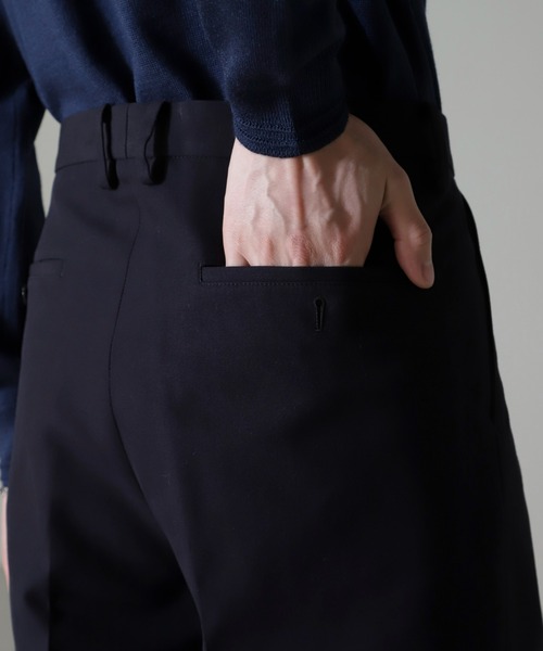 NANO universe（ナノユニバース）の「コットンダブルクロステーパークロップドパンツ（その他パンツ・メンズ・ベージュ/ネイビー・L/S/M）」の18枚目の写真