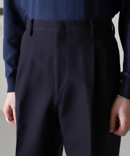 NANO universe（ナノユニバース）の「コットンダブルクロステーパークロップドパンツ（その他パンツ・メンズ・ベージュ/ネイビー・L/S/M）」の19枚目の写真