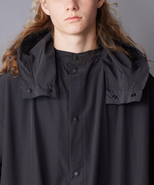 rehacer(レアセル)の「rehacer : 60/40 Wide Utility Hooded Jacket / 60/40 ワイド ユーティリティ フーデッド ジャケット(ブルゾン・メンズ・ネイビー/アイボリー/ブラック・MEDIUM/LARGE/SMALL)」の6枚目の写真