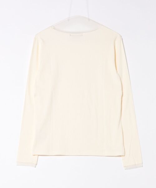 Gready Brilliant(グレディブリリアン)の「チュールクルーネックリブカットソー(Tシャツ/カットソー・レディース・トップグレー/アイボリー・FREE)」の15枚目の写真
