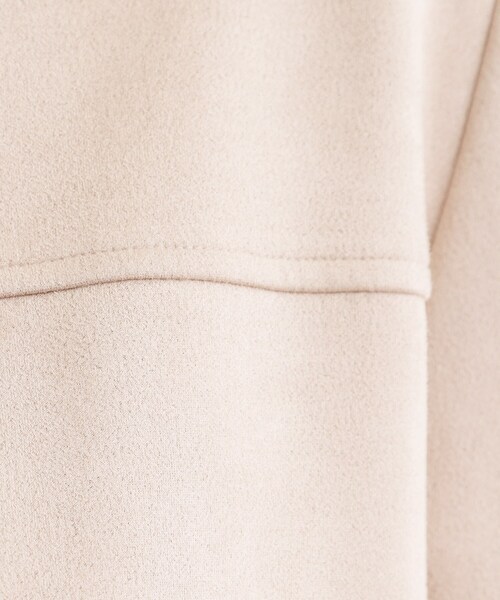 DRESKIP(ドレスキップ)の「【S-LL】大人上品な やわらかスエード調ブルゾン(ブルゾン・レディース・アイボリー/チャコールグレー/ナチュラル・01/02/03/04)」の12枚目の写真