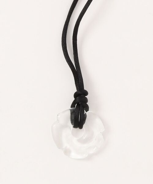 Ameri（アメリ）の「HAND CRAFT GLASS FLOWER NECKLACE（ネックレス・レディース・カーキ/ブラック/クリア/レッド・FREE）」の19枚目の写真