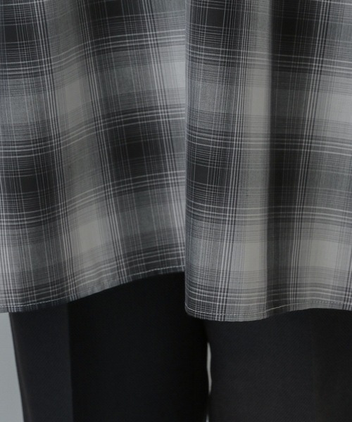 GLOBAL WORK（グローバルワーク）の「MATINEE LINE/チェックキャミチュニック/327167（キャミソール・レディース・ブラウン系その他/イエロー系その他/ブラック系その他・MEDIUM/LARGE）」の4枚目の写真