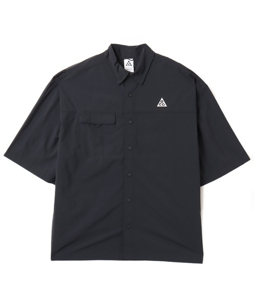 ACG(エィシージー)の「NIKE AS U ACG RPL UV ORB WEAVER SS / ナイキ ACG RPL UV ORB WEAVER S/S トップ 【SP】(シャツ/ブラウス・メンズ・ブラック/バーガンディー・M/L/XL/XXL/S)」の4枚目の写真