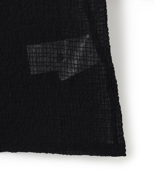 セール】シャイニーサッカー クロップドトップス（Tシャツ