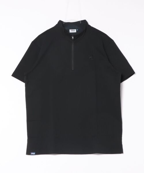 FILA GOLF（フィラゴルフ ）の「【FILA GOLF/フィラゴルフ】スタンドハーフジップ半袖シャツ　ゴルフ　おしゃれなギフトに最適！（シャツ/ブラウス・メンズ・ホワイト/ネイビー/ブラック・X-LARGE/MEDIUM/LARGE/XX-LARGE）」の19枚目の写真