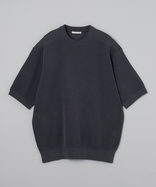 UNITED ARROWS（ユナイテッドアローズ）の「コットン バーズアイ クルーネックニット（ニット/セーター・メンズ・オレンジ系その他/ホワイト/ダークグレー/ネイビー・S/M/L/XL）」の12枚目の写真