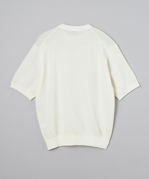UNITED ARROWS（ユナイテッドアローズ）の「コットン バーズアイ クルーネックニット（ニット/セーター・メンズ・オレンジ系その他/ホワイト/ダークグレー/ネイビー・S/M/L/XL）」の18枚目の写真