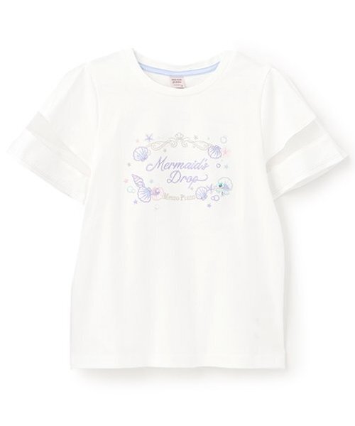 【人気商品再入荷】【直営店で取り扱い無し】シェル刺しゅうTシャツ