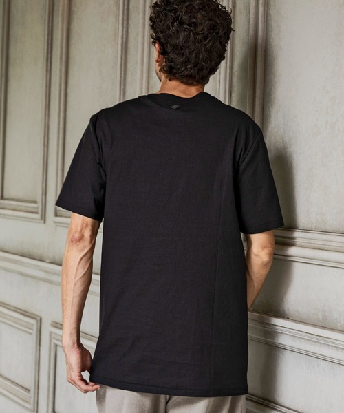 C DIEM(カルペディエム)の「C DIEM(カルペディエム)ラウンドカットネックTシャツ 半袖Tシャツ (速乾性 / 通気性)(Tシャツ/カットソー・メンズ・ブラック/チャコールグレー/ホワイト・S/M/L/XL)」の20枚目の写真