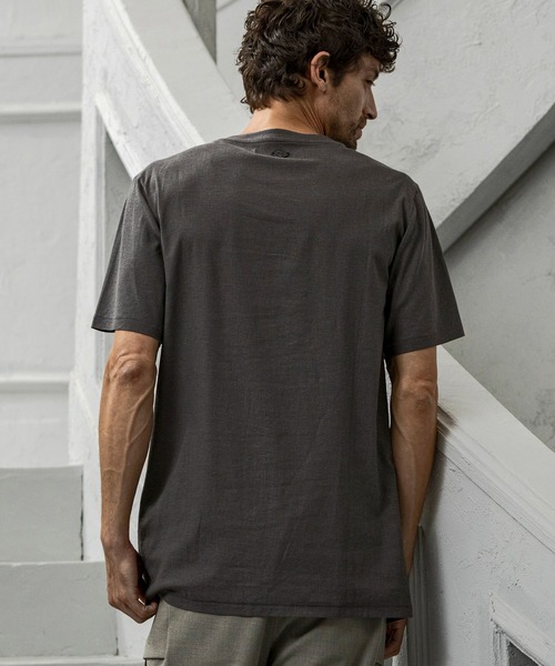 C DIEM ラウンドカットネックTシャツ カルペディエム C DIEM ラウンドカットネックTシャツ 半袖T