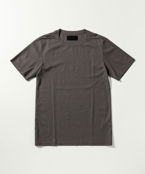 C DIEM(カルペディエム)の「C DIEM(カルペディエム)ラウンドカットネックTシャツ 半袖Tシャツ (速乾性 / 通気性)(Tシャツ/カットソー・メンズ・ブラック/チャコールグレー/ホワイト・S/M/L/XL)」の5枚目の写真