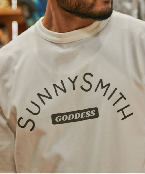 Sunny Smith（サニースミス）の「【SUNNY SMITH】 Cool Smith GDS Print SS Tee（Tシャツ/カットソー・メンズ・レッド/チャコールグレー/オフホワイト・LARGE/MEDIUM）」の10枚目の写真