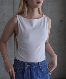 gina tricot（ジーナトリコ）の「Boatneck tanktop（タンクトップ）」