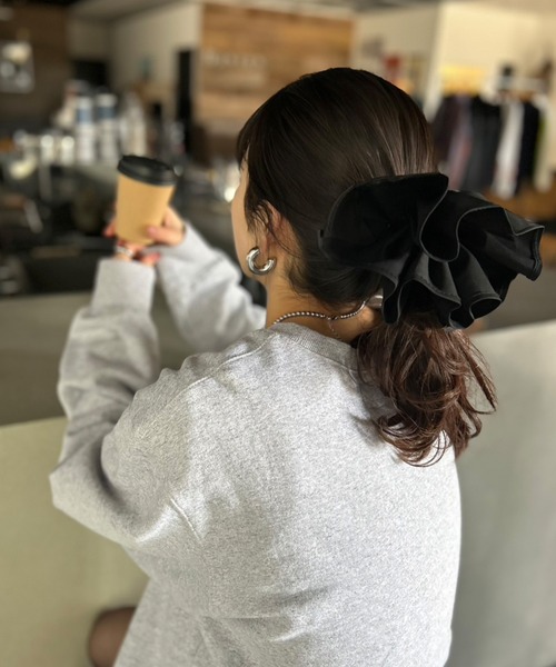 セール】ボリュームフリルバレッタ（バレッタ/ヘアクリップ