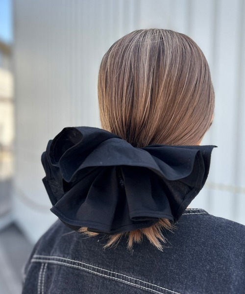 セール】ボリュームフリルバレッタ（バレッタ/ヘアクリップ