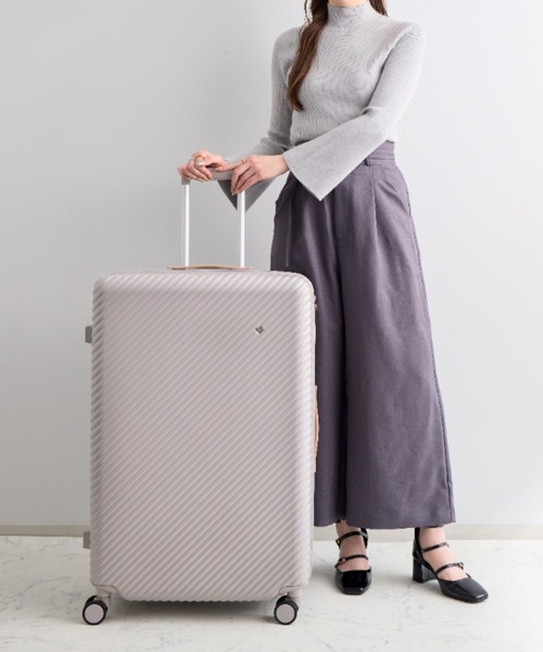 HaNT(ハント)の「スーツケース ココント 97L キャスターストッパー 05516(スーツケース/キャリーバッグ・レディース・イエロー/ピンク/ネイビー/モーブ系/グレー/ブルー系・FREE)」の16枚目の写真