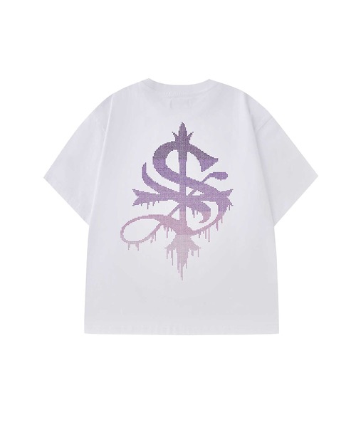Tシャツ｜Gradient Cross Rhinestone Tee｜SUPPLIER（Tシャツ