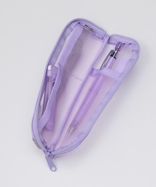 MARK'S(マークス)の「マークス 手帳デコ バンド付きメッシュペンポーチ ペンケース(ステーショナリー・レディース・ブルー系その他/パープル/グレー系その他・FREE)」の7枚目の写真