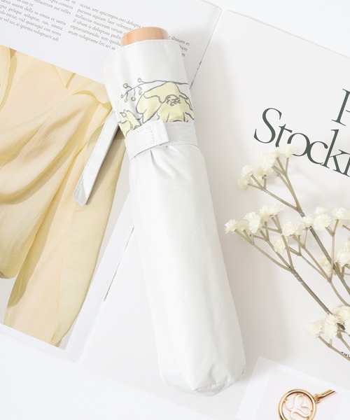 FUNALIVE（ファンアライブ）の「柄×柄晴雨兼用折りたたみ日傘（折りたたみ傘・メンズ・グリーン系/ブラック系1/オレンジ/ブラック系/ブルー系/グリーン系1/ブルー/ホワイト系3/ブラック系2/アイボリー/ライトブルー/ブラック/ホワイト系/ホワイト系1/ホワイト系2/ホワイト系4/ブラック系3/ホワイト系6/ネイビー/ホワイト系5/ブラック系4/グレー/サックスブルー/ブラック系5・F）」の8枚目の写真