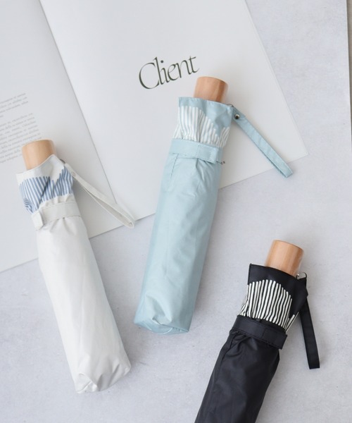 FUNALIVE（ファンアライブ）の「柄×柄晴雨兼用折りたたみ日傘（折りたたみ傘・メンズ・グリーン系/ブラック系1/オレンジ/ブラック系/ブルー系/グリーン系1/ブルー/ホワイト系3/ブラック系2/アイボリー/ライトブルー/ブラック/ホワイト系/ホワイト系1/ホワイト系2/ホワイト系4/ブラック系3/ホワイト系6/ネイビー/ホワイト系5/ブラック系4/グレー/サックスブルー/ブラック系5・F）」の18枚目の写真