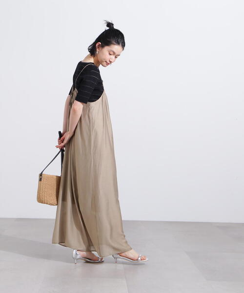 N.（N. Natural Beauty Basic）（エヌエヌナチュラルビューティーベーシック）の「シアーボーダーリブニット（ニット/セーター・レディース・オフホワイト/ブラック/グリーン・MEDIUM）」の14枚目の写真