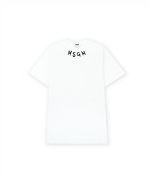 MSGM（エムエスジーエム）の「【Basic Color】MSGM NEWブラッシュストロークロゴTシャツ（Tシャツ/カットソー）」