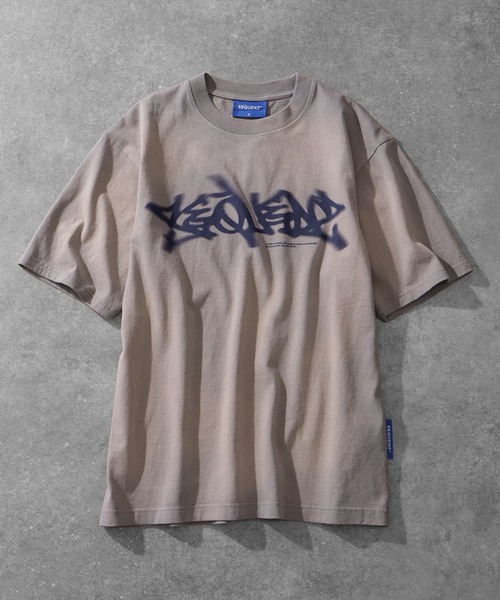 SEQUENZ（シークエンズ）の「【SEQUENZ/シークエンズ】別注 ヴィンテージライクフェード加工 半袖Tシャツ（Tシャツ/カットソー・メンズ・ブラック/ライトグレー/ブラウン系/ネイビー系/ライトグレー系/ブラウン/ブラック系/ネイビー/グリーン系・S/XL/M/L）」の14枚目の写真