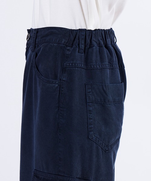 DOUBLE STANDARD CLOTHING(ダブルスタンダードクロージング)の「テンセルデニム(デニムパンツ・レディース・ブラウン/ネイビー・36/38)」の12枚目の写真
