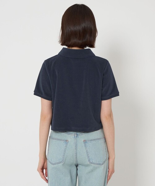 green label relaxing（グリーンレーベルリラクシング）の「ドライパイル ポロシャツ（ポロシャツ・レディース・ネイビー/ダークグレー/オフホワイト・FREE）」の17枚目の写真