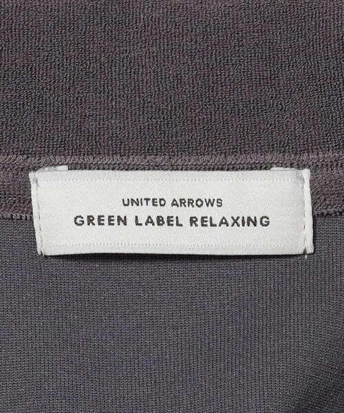 green label relaxing（グリーンレーベルリラクシング）の「ドライパイル ポロシャツ（ポロシャツ・レディース・ネイビー/ダークグレー/オフホワイト・FREE）」の14枚目の写真