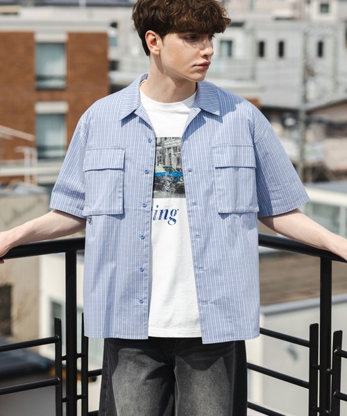 PBLIM（ページボーイリム）の「《UNISEX》アソートチェックシャツ（シャツ/ブラウス・レディース・サックスブルー/ブルー・FREE）」の11枚目の写真